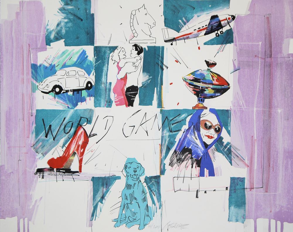0289-Wolfgang Loesche, Pop Art, 8 signierte Farblithographien – Bild 8