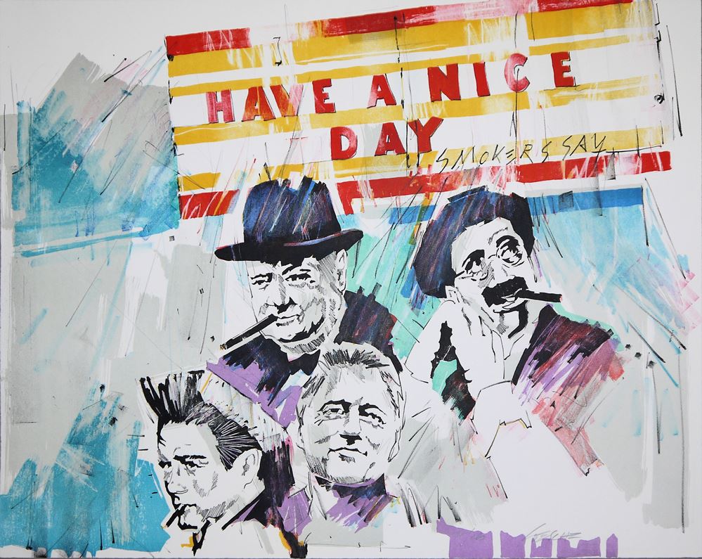 0289-Wolfgang Loesche, Pop Art, 8 signierte Farblithographien – Bild 9