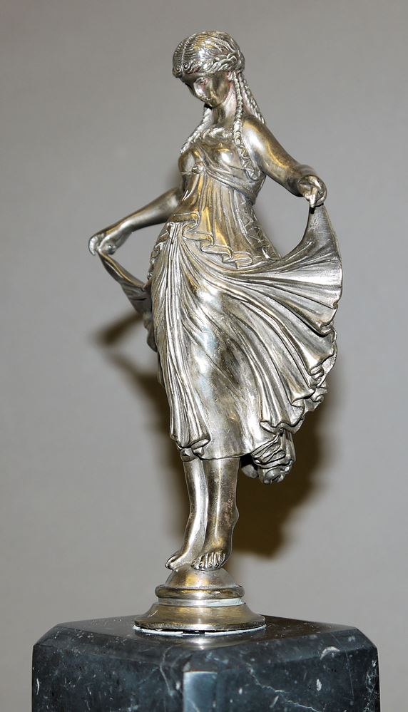 0295-Paul Howard Manship, Tänzerin, Bronze, versilbert – Bild 2