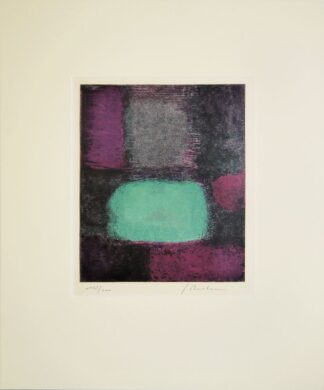 0302-Georg Meistermann, Abstrakte Komposition, sign. Farbsiebdruck um 1960