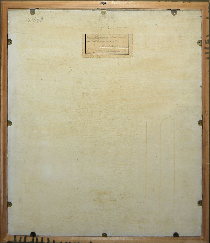 0303-Wilhelm Mergenthaler, "In der Mittagsonne", Ölgemälde von 1942, gerahmt - Image 2