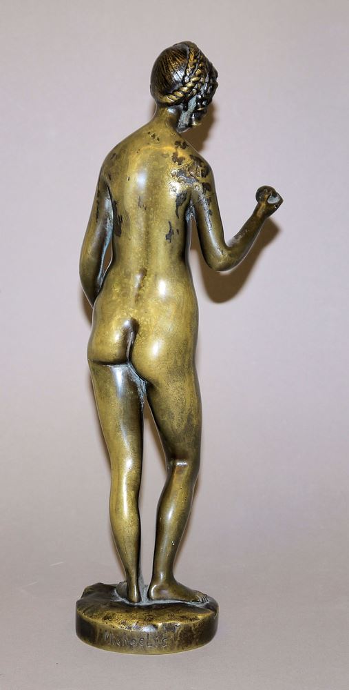 0304-Werner Michaelis, "Eva mit dem Apfel" nach Conrat Meit, Bronzeplastik der 1930-er Jahre - Image 2