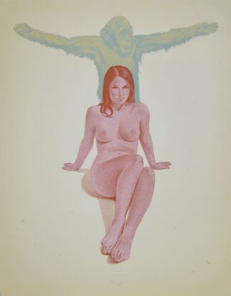 0376-Mel Ramos, Chimpanzee, signierte Farbserigraphie von 1971