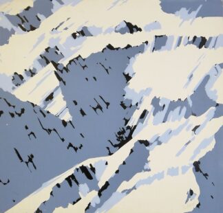 0385-Gerhard Richter, "Schweizer Alpen" (B2), signierte Farbserigraphie von 1969