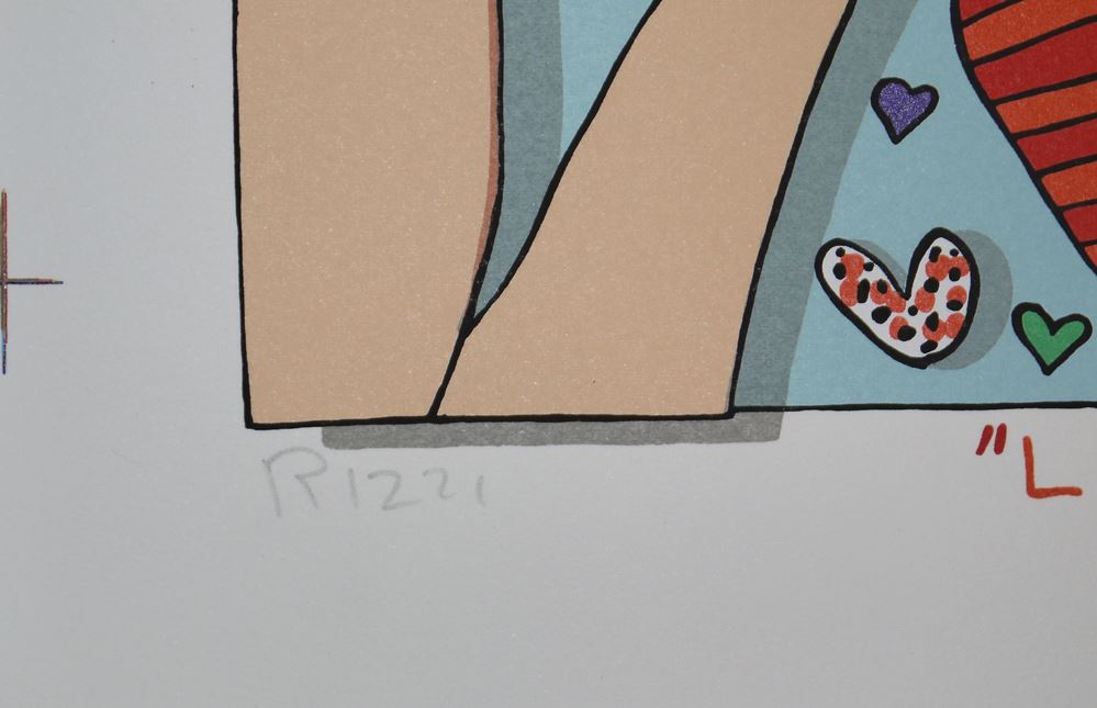 0394-James Rizzi, "Love Is In The Air", signierte Farbserigraphie von 1989 – Bild 2