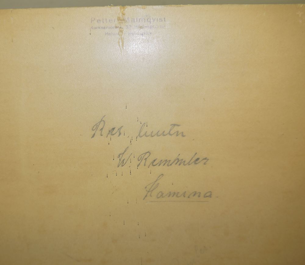 0399-Georges Rouault zugeschr., Biblische Landschaft (Pastorale Chretienne), Ölgemälde um 1940, Speicherfund, in alter, datierter (16.4.1940) originaler Rahmung von Petter Malmqvist/ Helsinki, Finnland – Bild 5