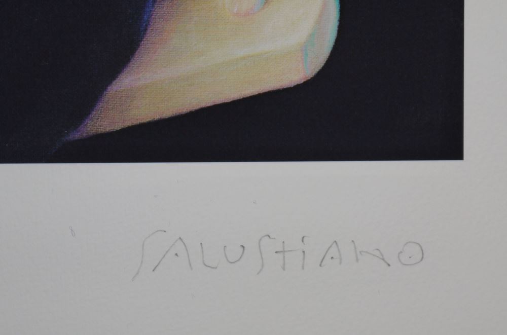 0401-Salustiano, Presente Pluscuamperfecto No. 4, Schaukel in schwarz, signierter Pigmentdruck – Bild 2