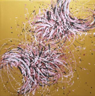 0409-Giuseppe Scaiola, "Terra d'Oro", Acylgemälde von 2012