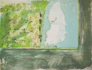 0429-Shmuel Shapiro, Akt und Landschaft, 2 signierte Farblithographien