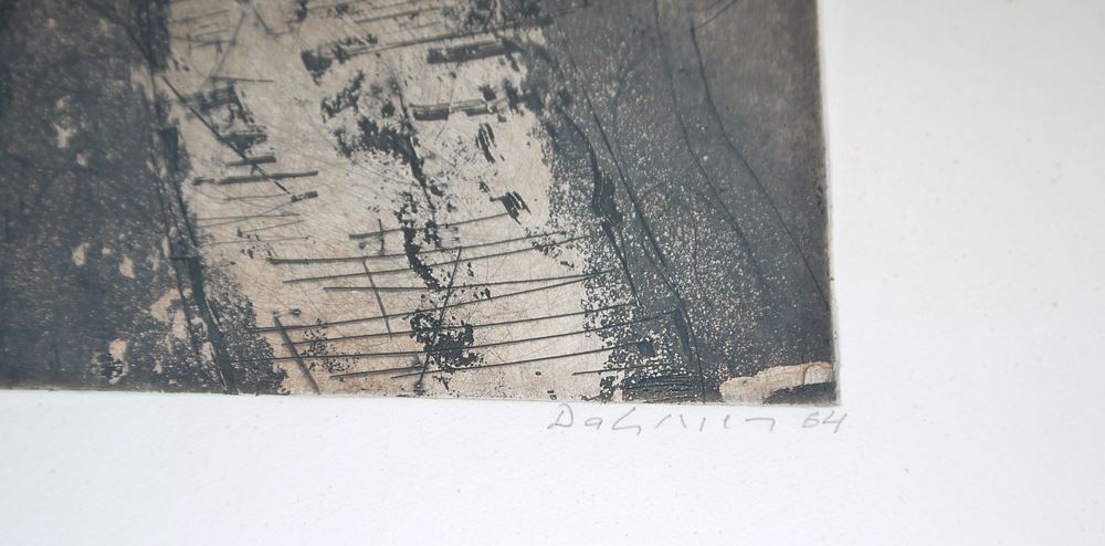 0445-Ferdinand Springer und Karl Fred Dahmen, Abstrakte Kompositionen, 6 signierte Farbradierungen - Image 3