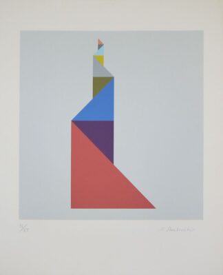 0449-Anton Stankowski, Ohne Titel, signierte Farbserigraphie