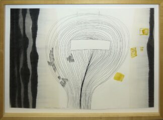 0454-Jochen Stenschke, "Freitag", Mischtechnik von 2000, gerahmt