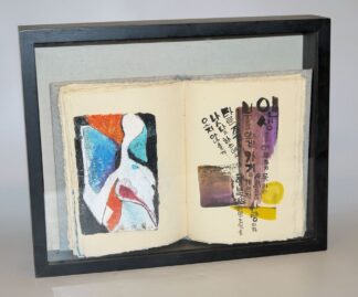0461-In Suk Cho Henkel, Kunstbuch / Buchkunst, Unikat im Glaskasten