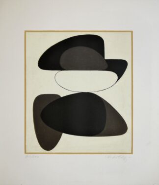 0477-Victor Vasarely, Kerisle, aus der Mappe "Octal", signierte Farblithographie von 1972