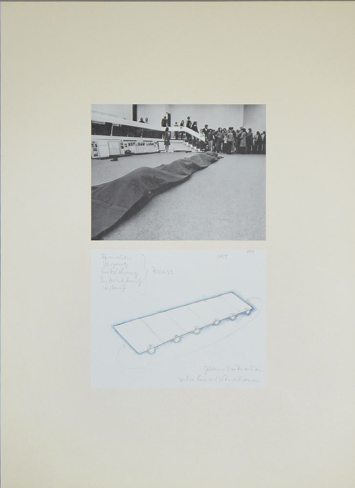 0483-Franz Erhard Walther, Mappenwerk mit 6 signierte Offsetlithographien von 1972 – Bild 3