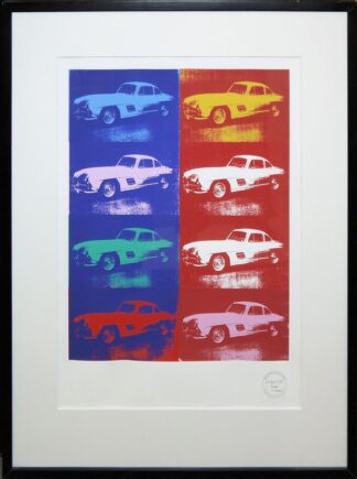 0488-Andy Warhol, Mercedes-Benz 300 SL Coupé (1954), Serigraphie, limitierte Edition von 2008