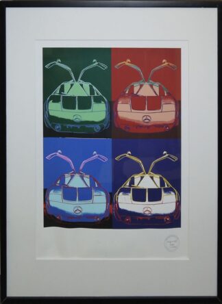 0489-Andy Warhol, Mercedes-Benz C 111 Versuchswagen (1970), aus der Serie "Cars", Serigraphie, limitierte Edition von 2008