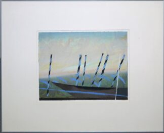 0502-Jerzy Zablocki, Abstrakte Komposition, signierte Mischtechnik/Collage, gerahmt