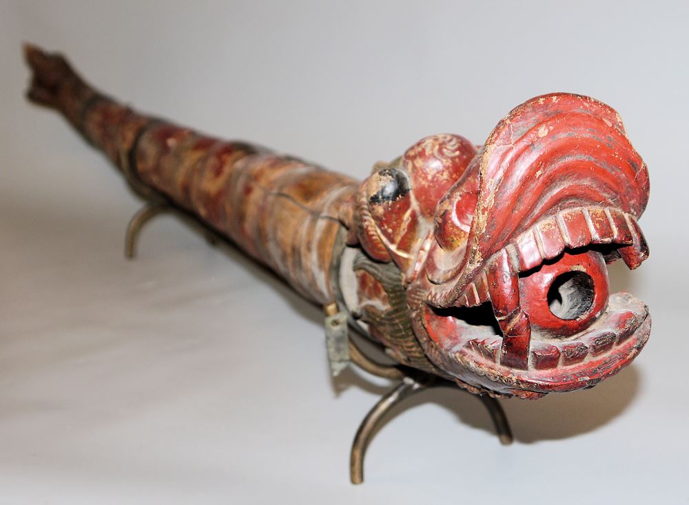 0576-Ein "Huolong", Feuerdrachen aus Holz der Qing-Zeit, China 19. Jh. - Image 2