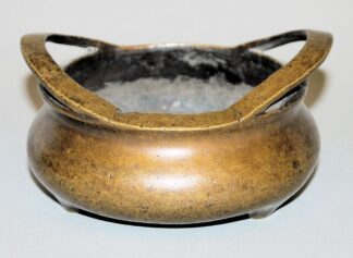 0579-Weihrauchbrenner aus Bronze, wohl Qing-Zeit, China 19. Jh.