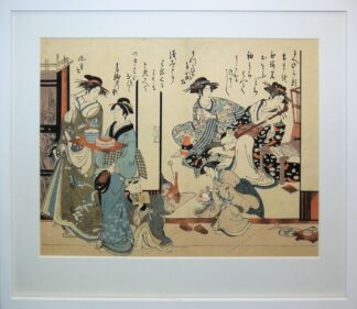 0615-Kitao Masanobu, zwei Kurtisanen, Japan, wohl Edo-Zeit
