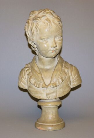 0667-Nach Jean-Antoine Houdon, Büste des Knaben Alexandre Brongniart