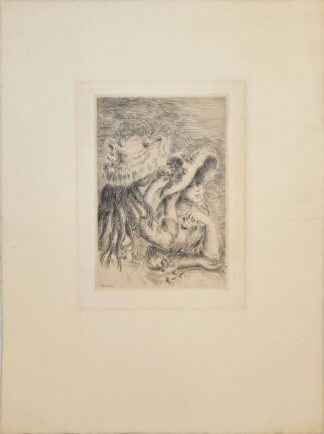 0691-Pierre-Auguste Renoir, "Chapeau épinglé", Radierung von 1894