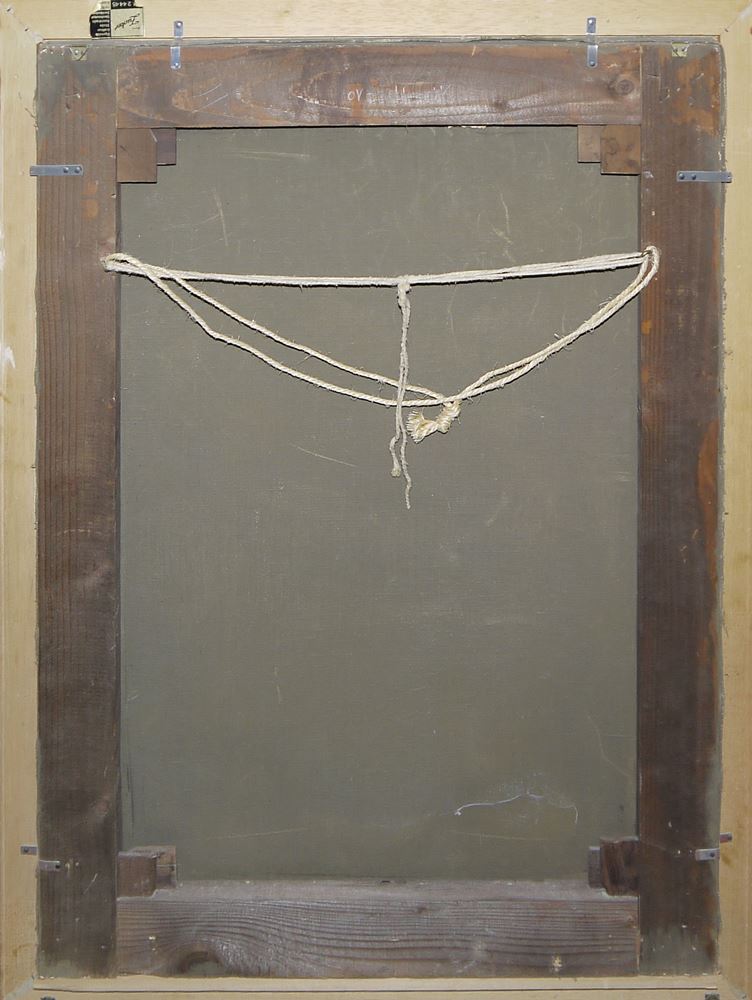 0696-Höfischer Rokoko-Maler, Ganzporträt einer Infantin, Antoine Pesne oder Wiener Hof Umkreis, Ölgemälde um 1720/22, gerahmt – Bild 2