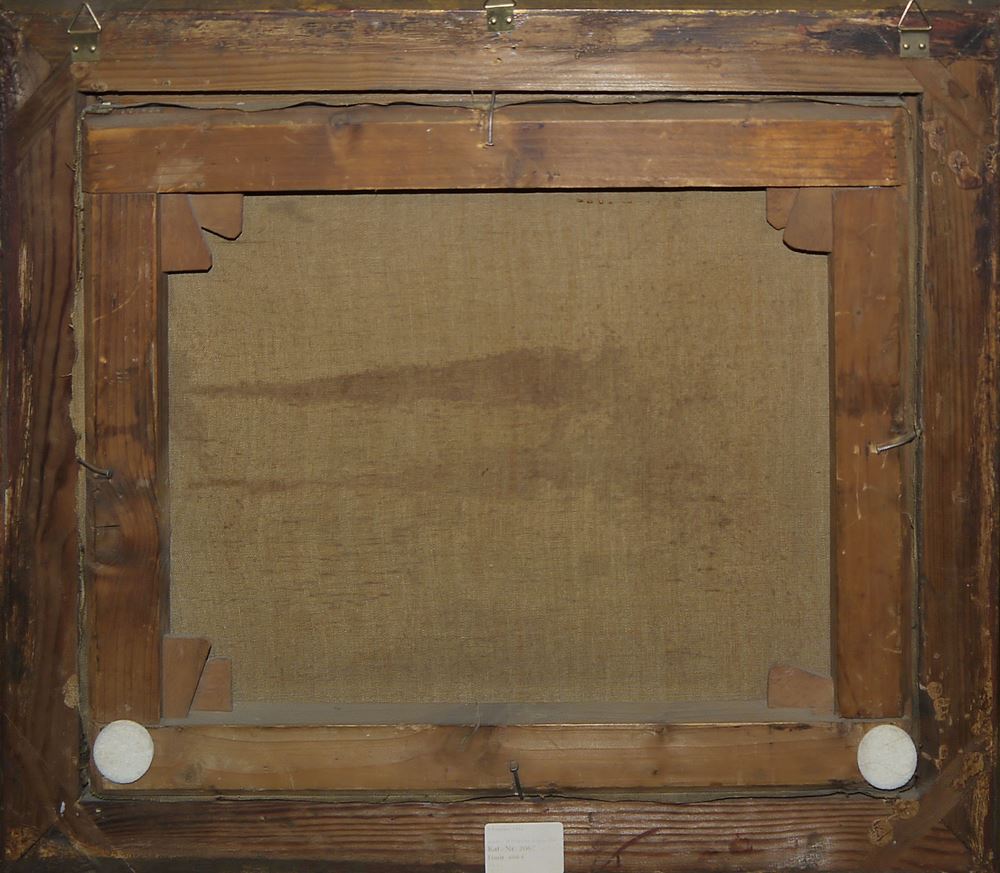 0699-Otto Scheuerer, Federvieh, Gegenstücke, zwei Ölgemälde um 1900, original und gleich gerahmt – Bild 6