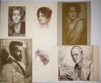 0716-Große Sammlung Grafik süddeutscher Künstler, vor allem Karlsruhe, dabei 16 x Karl Bauer, 2 x Hans Thoma usw., für Selbstbesichtiger!