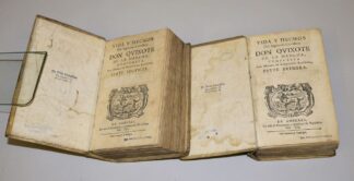 0756-Miguel de Cervantes Saavedra, Don Quixote de la Mancha, 2 Bde., 1673/1672, selten!