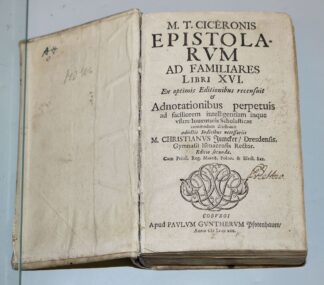 0759-Cicero, Epistolarum, Buch XVI, 1713
