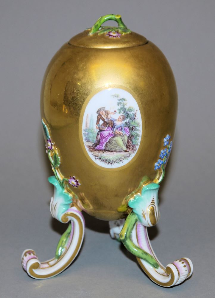 0787-Goldene Ei-Dose, Kgl. Meißen, wohl um 1800 - Image 2