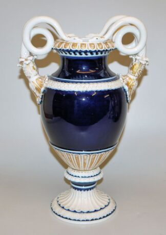 0805-Große Schlangenhenkelvase, Kgl. Meißen um 1900