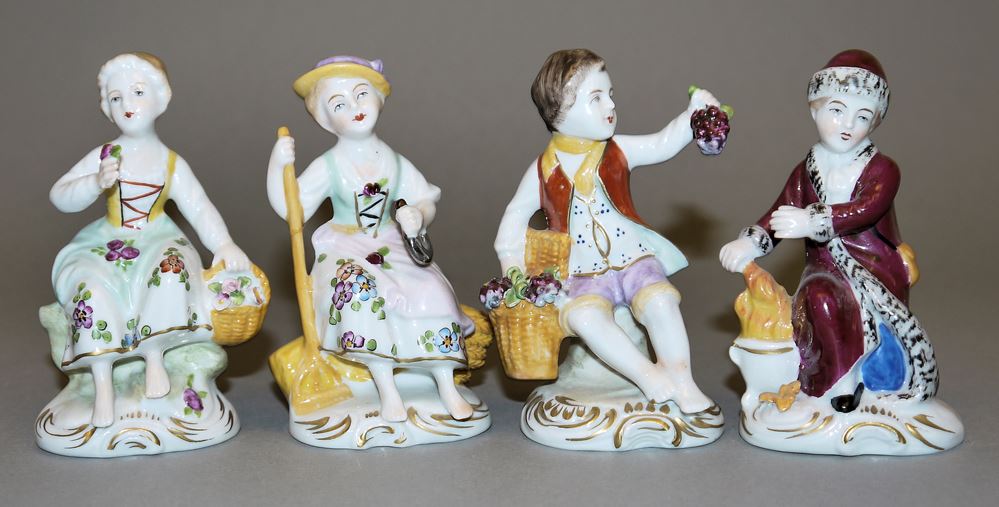 0826-Acht Porzellanfiguren deutscher Manufakturen, 20. Jh. – Bild 2