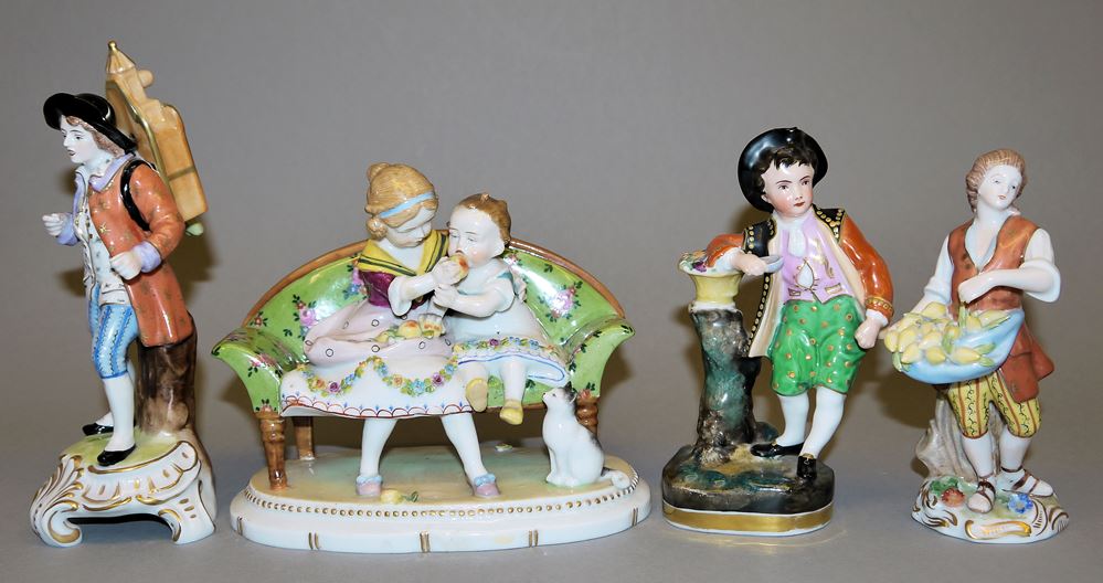 0826-Acht Porzellanfiguren deutscher Manufakturen, 20. Jh. – Bild 3