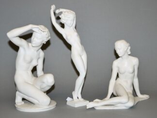 0828-Drei weibliche Akte von Carl Werner und Hans Achtziger für Hutschenreuther Porzellan