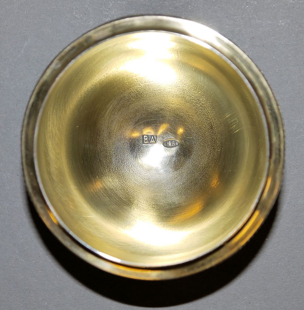 0887-Russisches Cloisonné-Ei mit Schwanenmotiv, 2. H. 20. Jh. – Bild 3