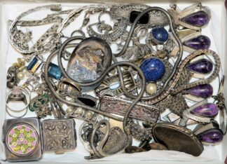 0951-Slg. Silberschmuck ab 1900