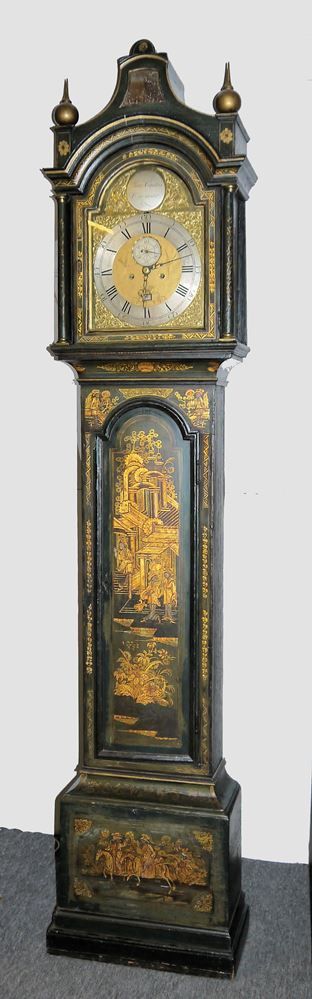 0968-Standuhr von John Coates, Cirencester, England Ende 18. Jh.