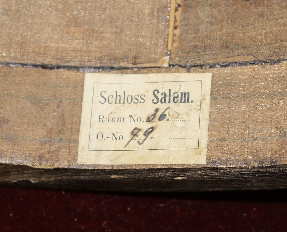 0972-Kleiner runder Louis XVI-Salontisch aus Schloss Salem, Ende 18. Jh. - Image 3