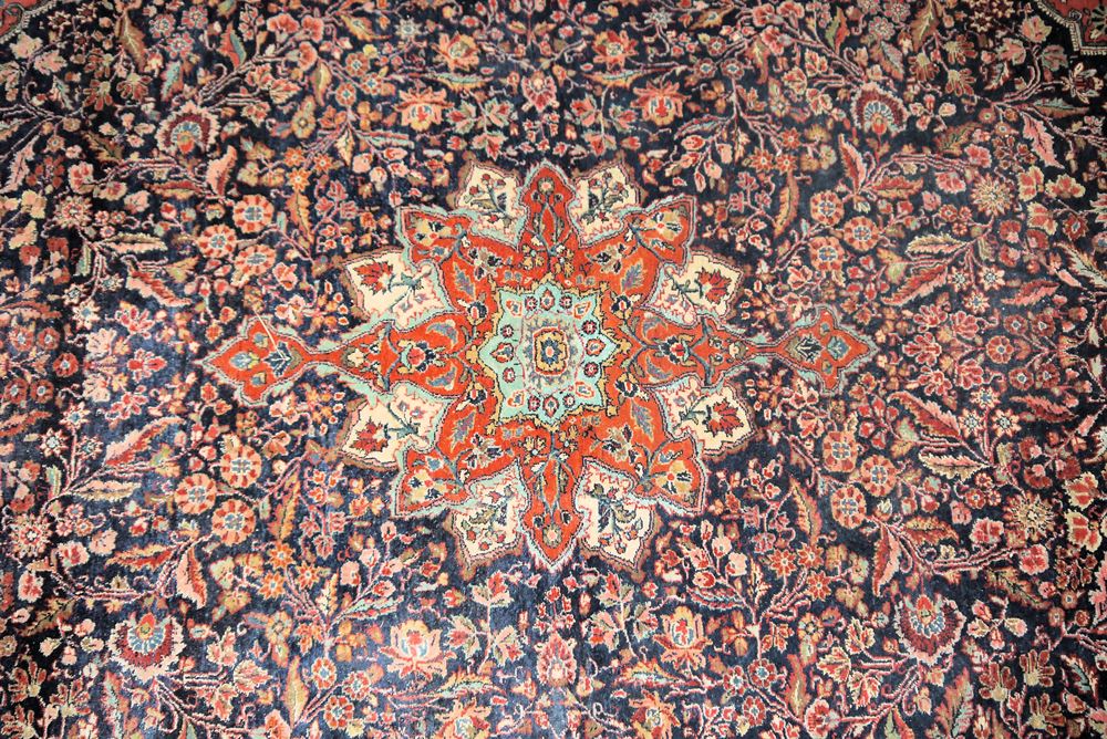 0995-Antiker Orientteppich Gaswin, Persien um 1925 mit Zertifikat - Image 3