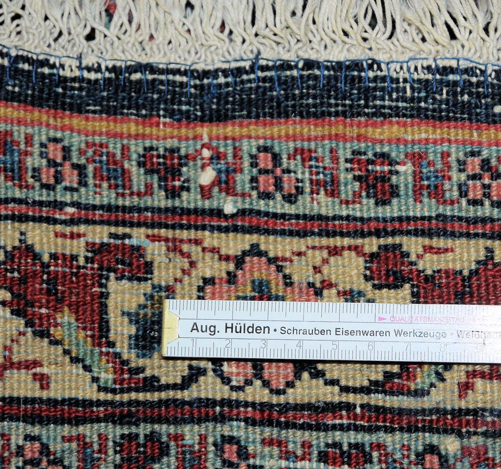 0995-Antiker Orientteppich Gaswin, Persien um 1925 mit Zertifikat - Image 4