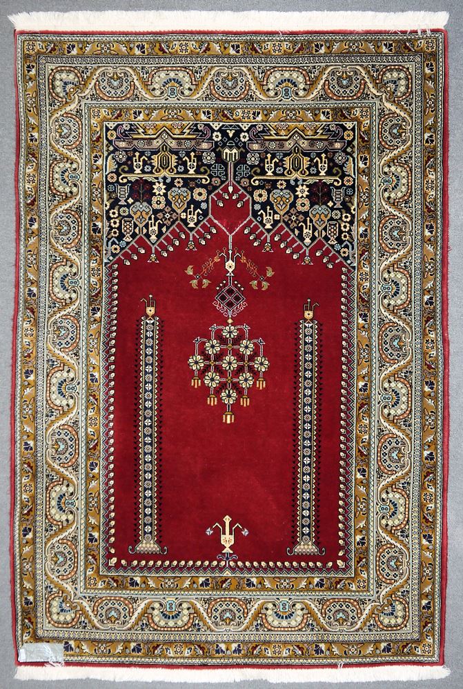 1008-Orientteppich Bidjar, Persien und Gebetsteppich, wohl Afghan – Bild 2