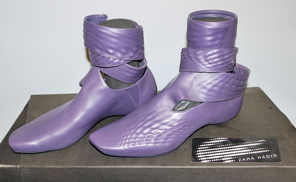 1047-Zaha Hadid für Lacoste, Damen-Boots, neuwertig, im Original-Karton, selten! – Bild 2