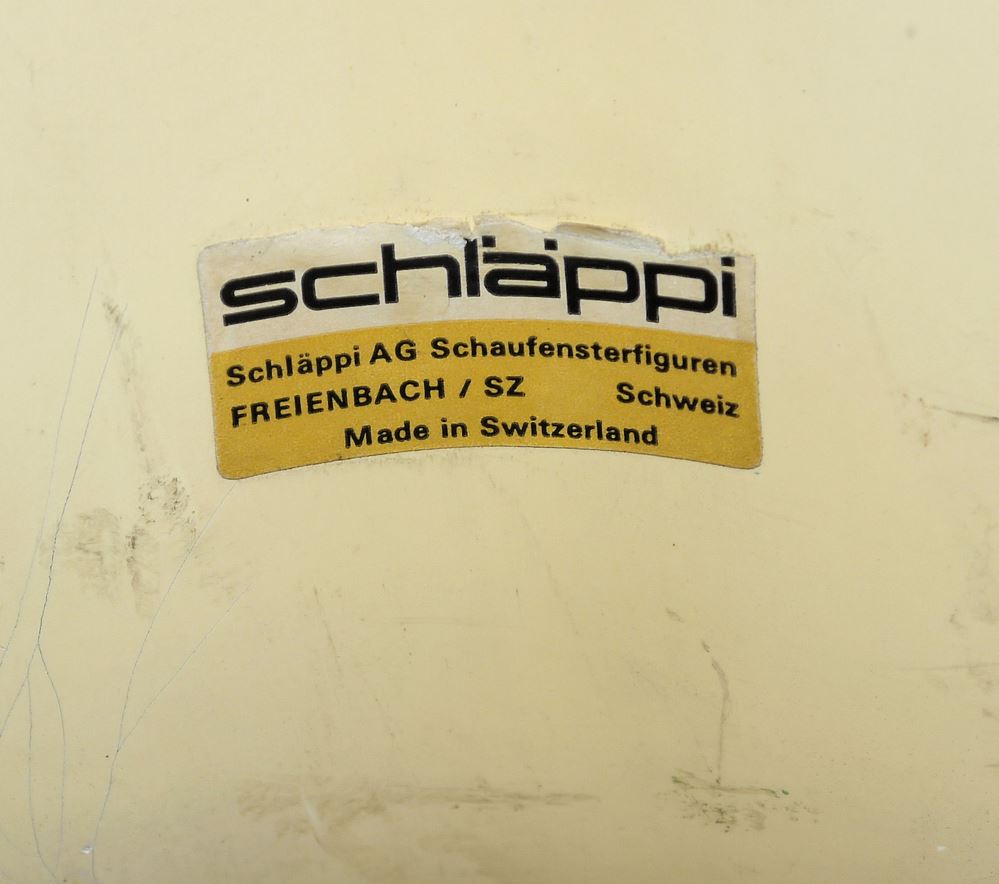 1049-Lorenzo Piemonti, "Mannequin", Schaufensterfigur für Firma Schläppi, Zürich 1960er Jahre – Bild 4