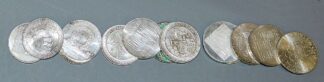 1054-25 österreichische Gedenkmünzen 100 Schilling in Silber