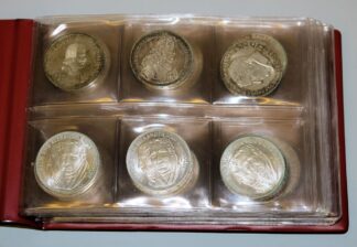 1056-Umfangreiche Münzsammlung Deutschland mit frühen Sondermünzen, Österreich, Amerika u.a., dazu Numisblätter in Sammelordnern