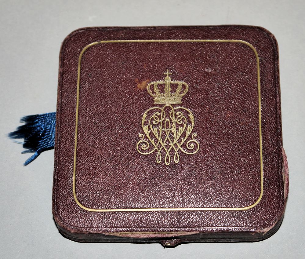 1091-Medaille zum Ehejubiläum zur goldenen Hochzeit im Etui, Preußen, Kaiserreich - Image 2
